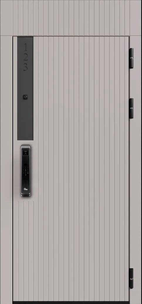 Рейн 3К90 ЮР-36 (с номером квартиры) Латте (ZB855-2) - ЮР22 ZB Белый - Апис плюс